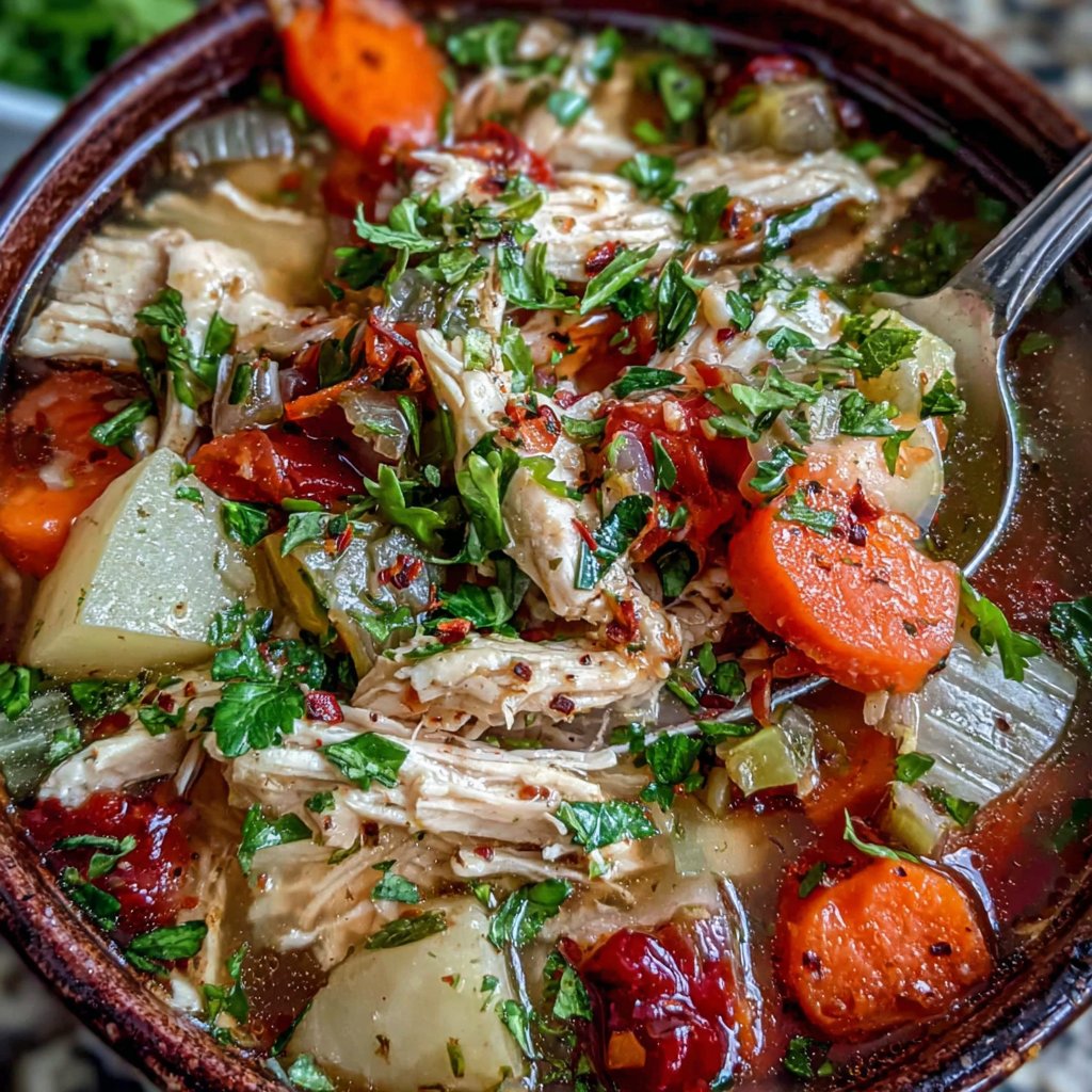 Pute Gemüsesuppe Protein