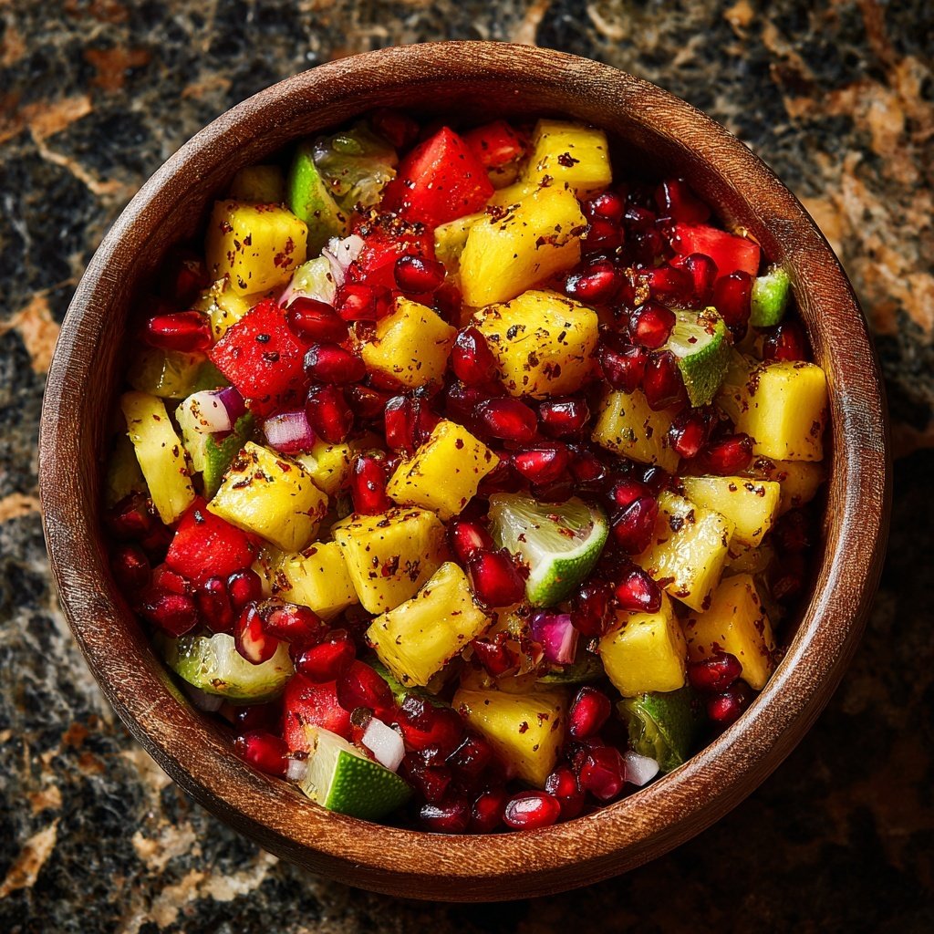 Leicht Würziges Frucht Chaat