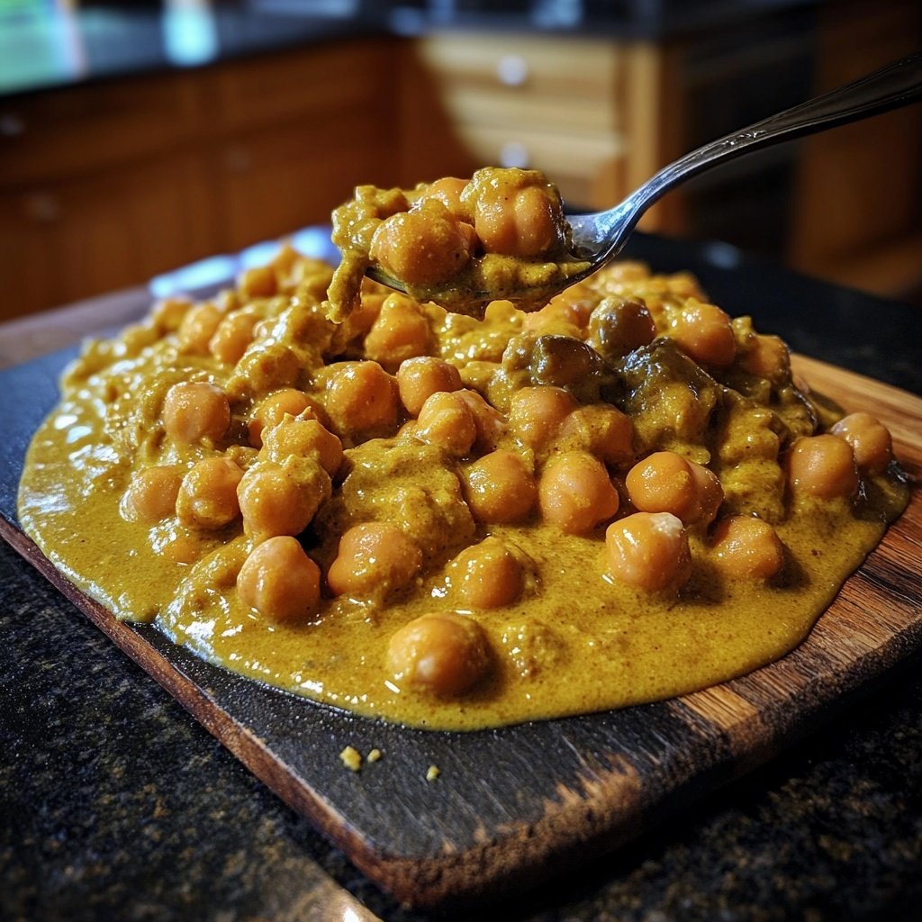 Rosenkohl - Curry Mit Kichererbsen