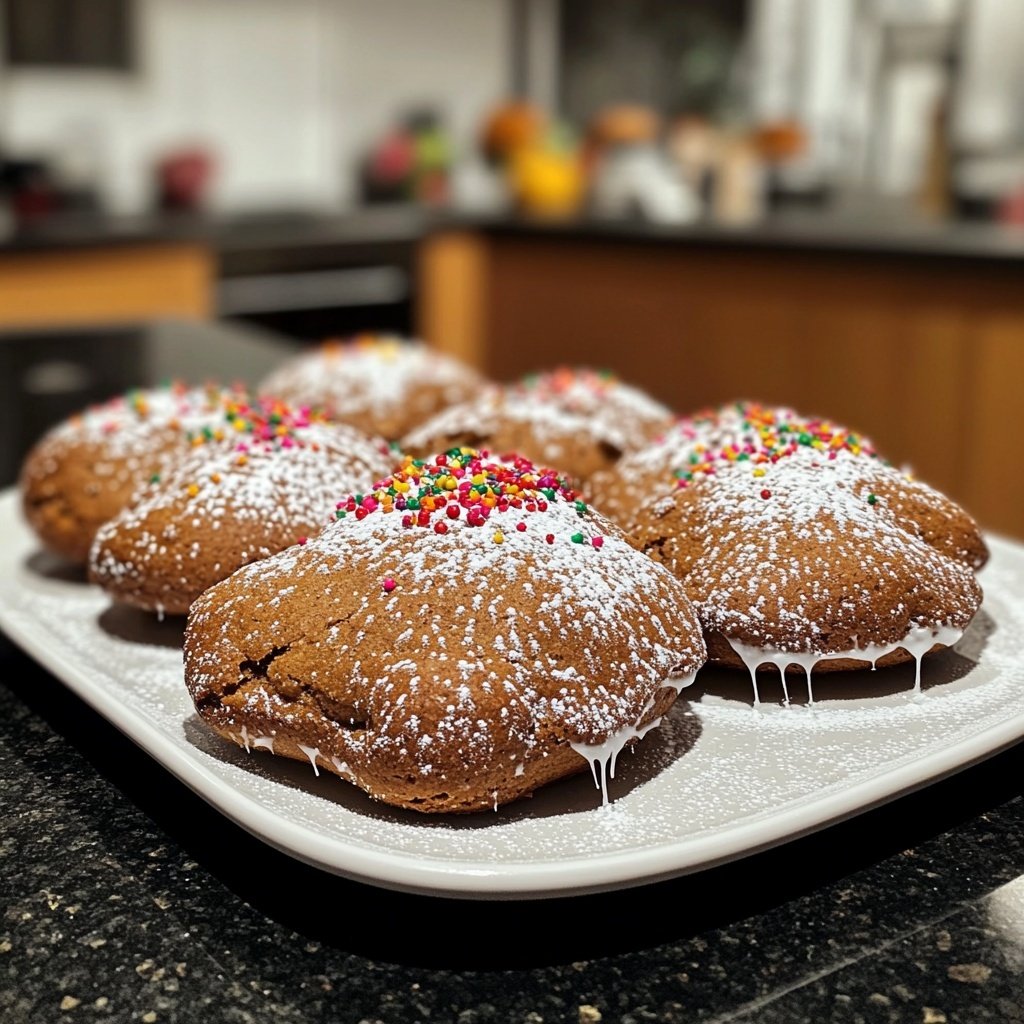 Weicher Lebkuchen vom Blech