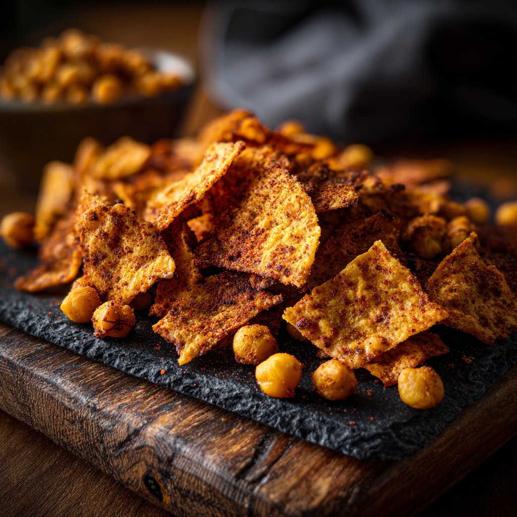 Knusprige Kichererbsen-Chips