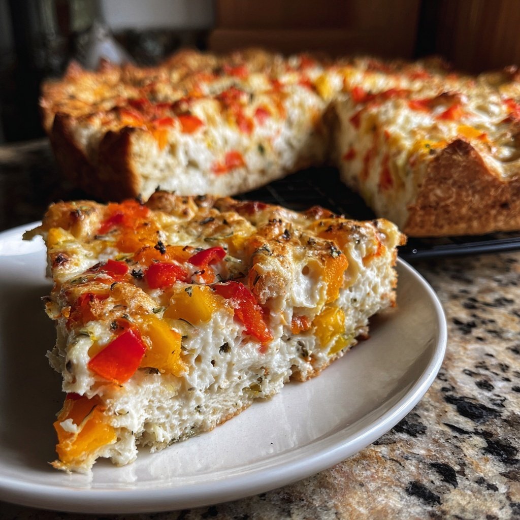 Frühstück Auflauf mit Gemüse