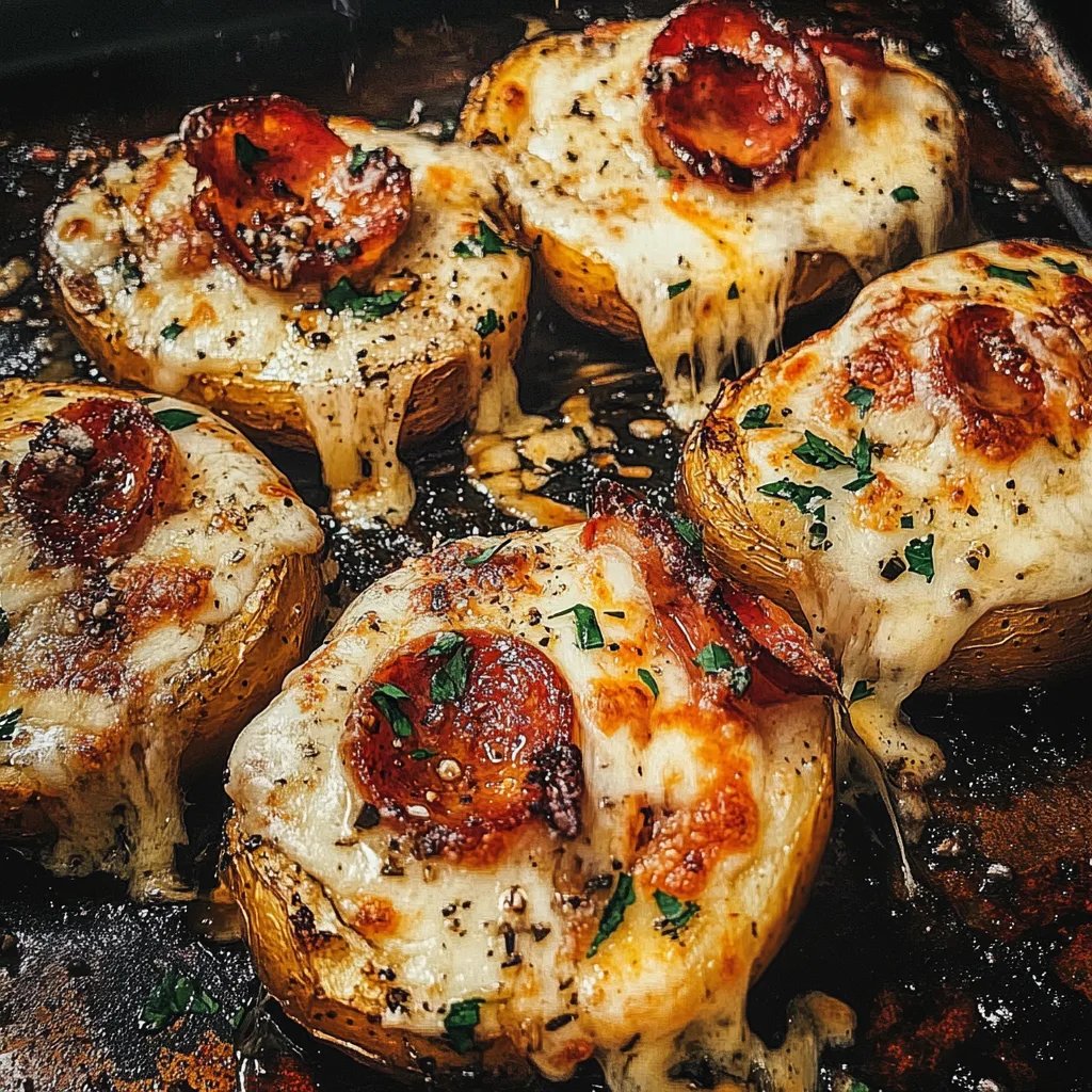 Gefüllte Kartoffeln Nach Flammkuchen-Art