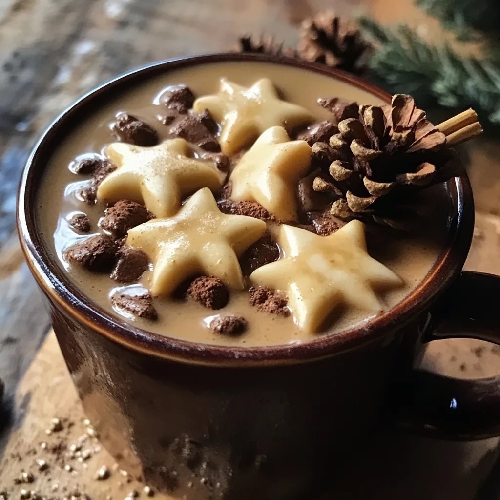 Weihnachtliche Mokkasterne