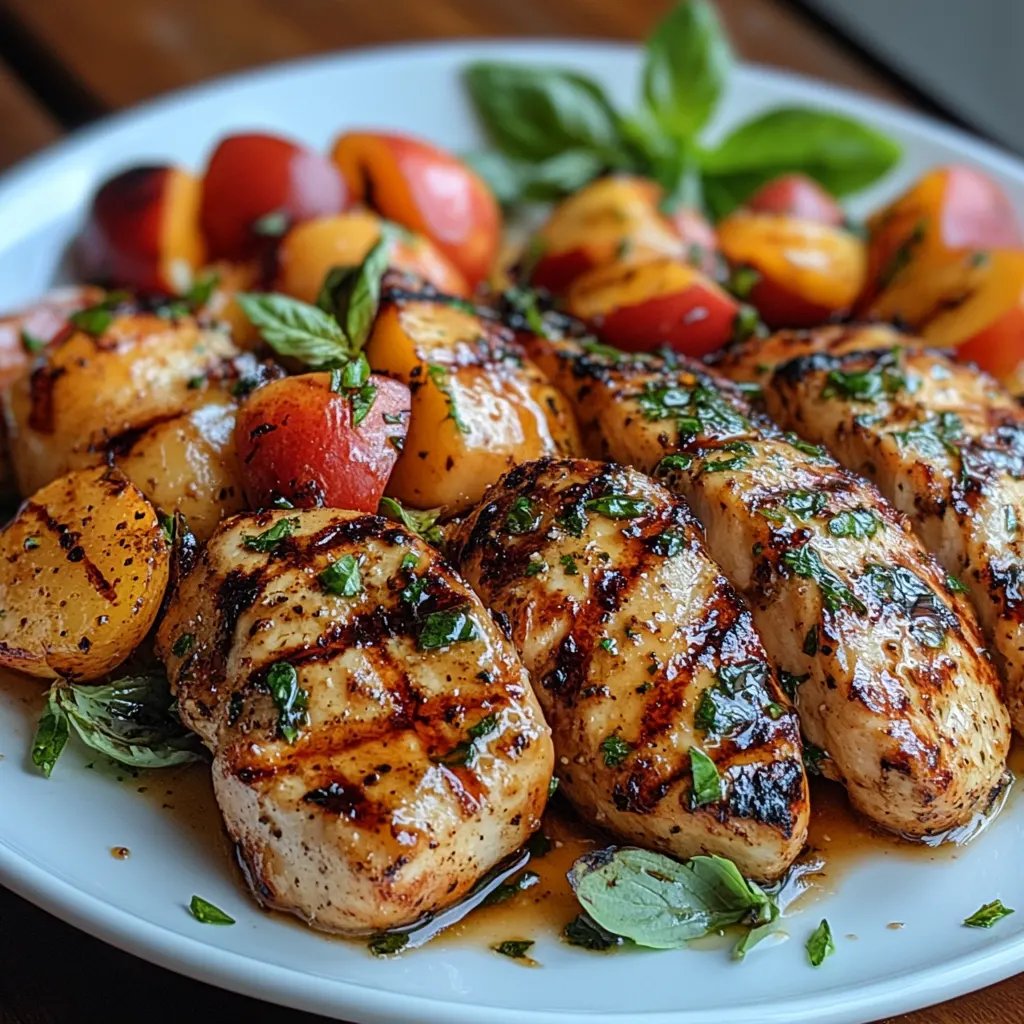 Pfirsich-Caprese-Gegrilltes-Hähnchen: Ein Unglaubliches Ultimatives Rezept