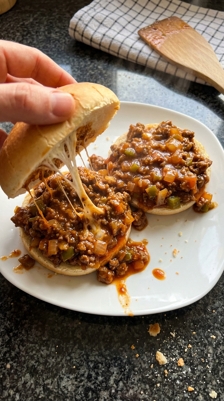 Klassische Rind Sloppy Joes
