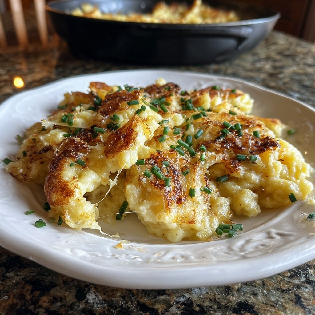 Glutenfreie Käsespätzle mit Buchweizenmehl