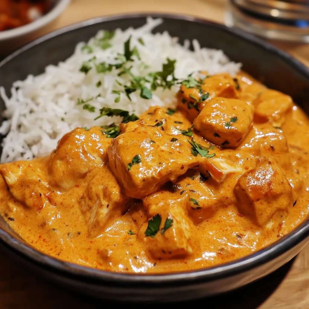 Hausgemachtes Butter Chicken