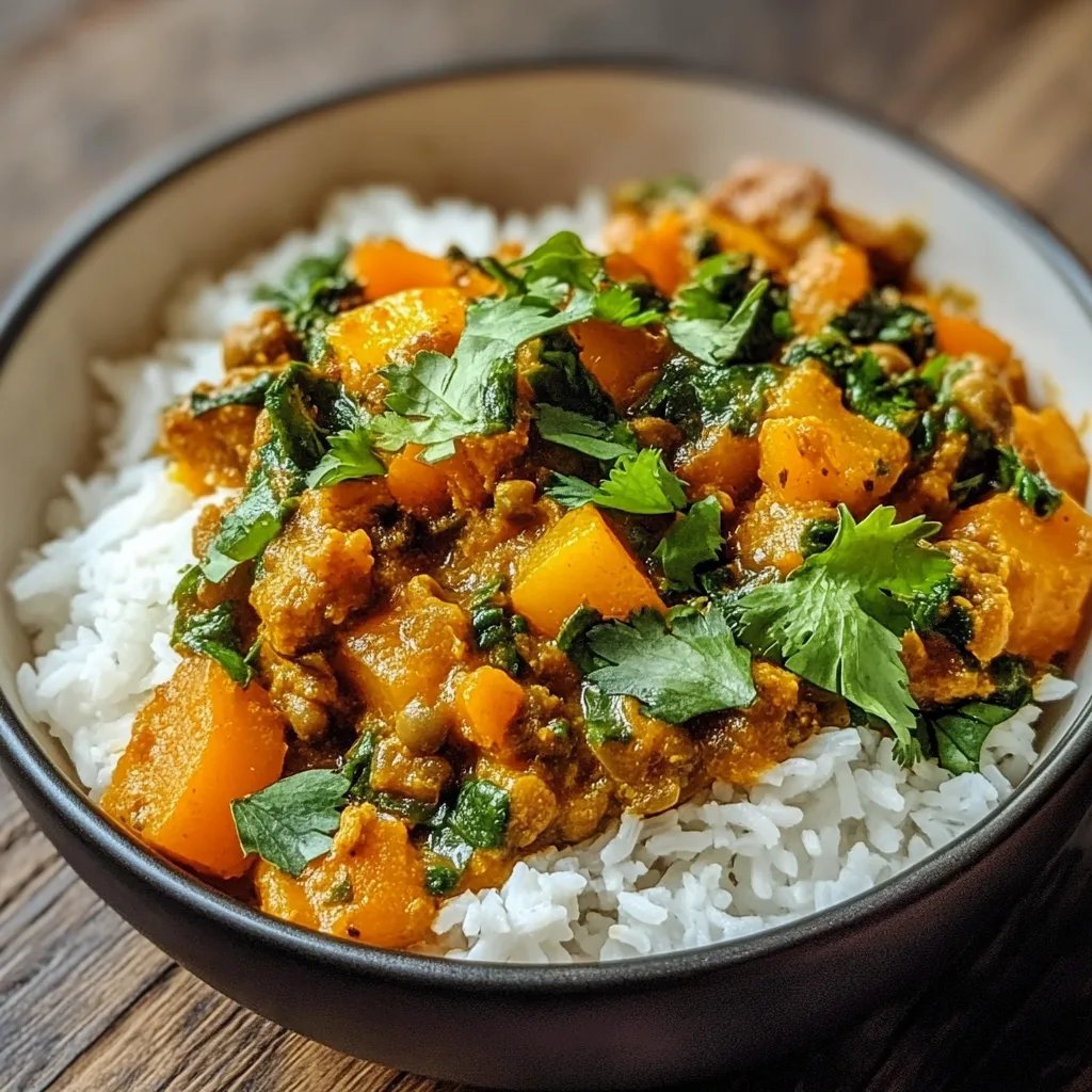 Kürbis-Linsen-Curry