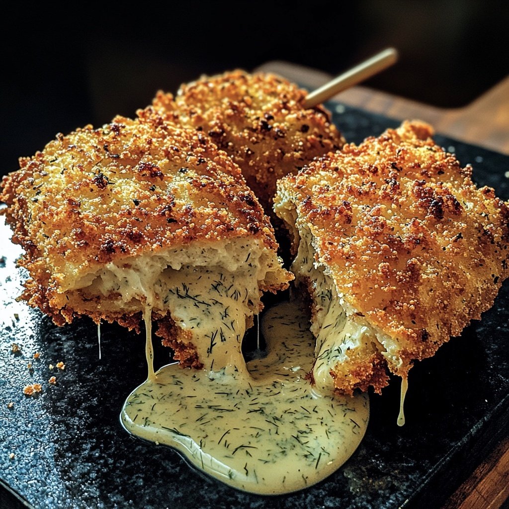 Luftfritteuse frittierte Gurken