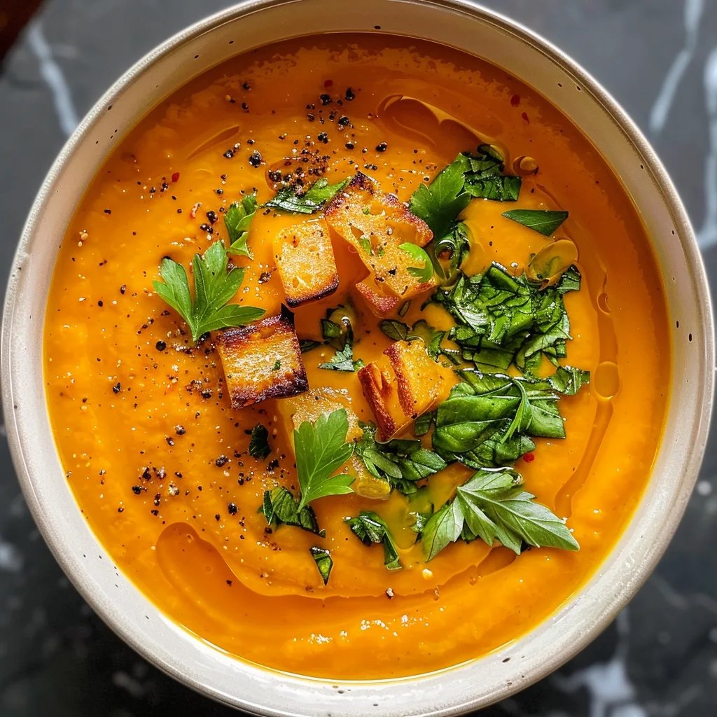 Süßkartoffel Suppe