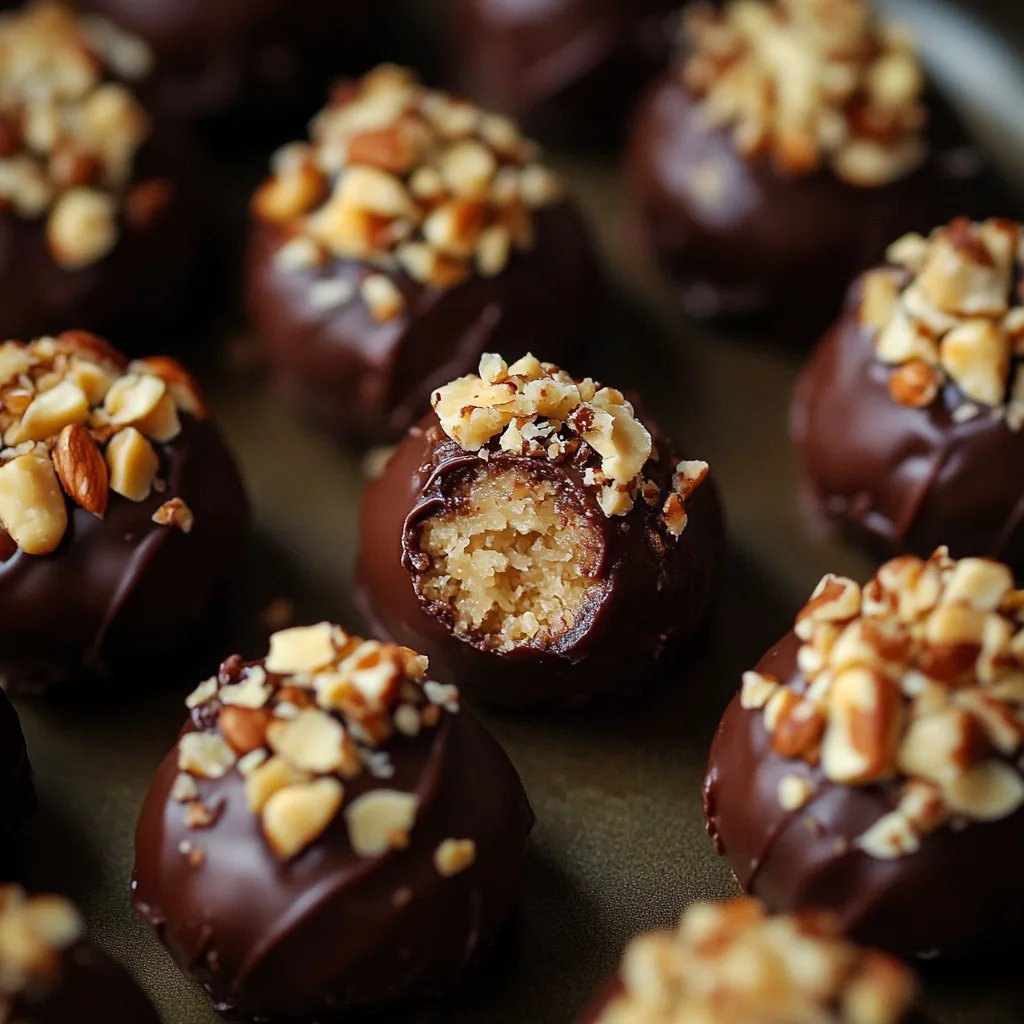 Knusprige Haselnussküsschen mit Nuss-Nougat-Füllung