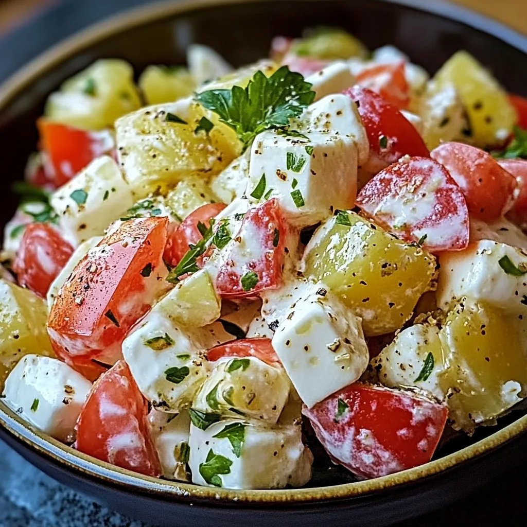 Kartoffelsalat mit Joghurt: Ein Unglaubliches Ultimatives Rezept für 4 Personen