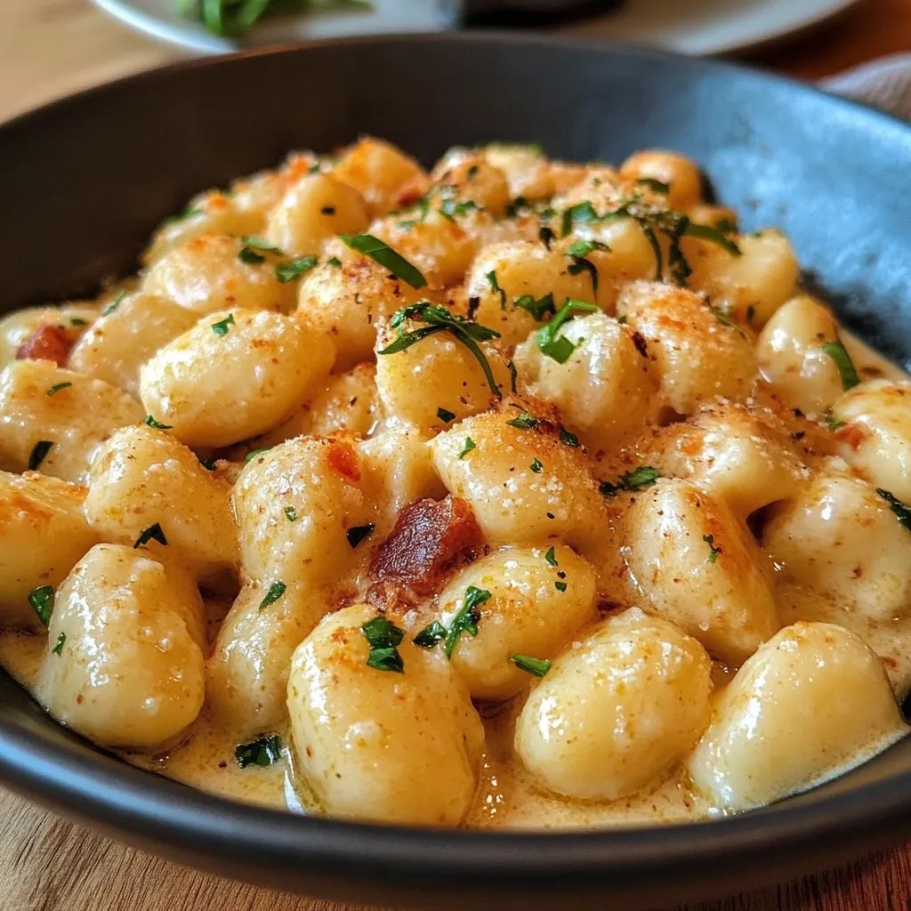 Cremige Gnocchi-Pfanne mit Hähnchen