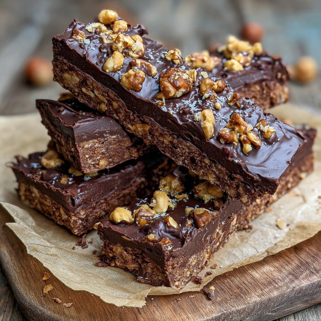 Schoko Haselnuss Traumriegel