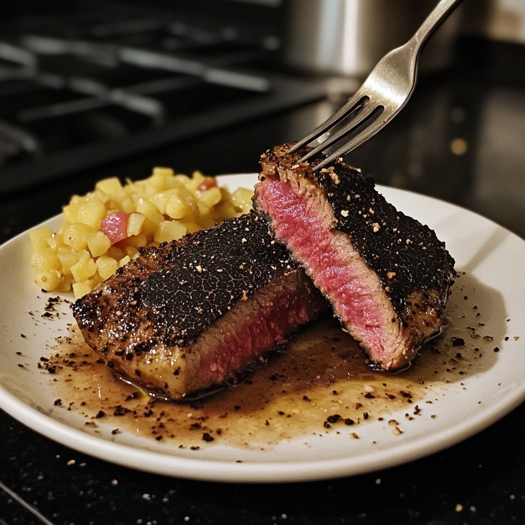 Rinderfilet mit Schwarzem Trüffel und Kartoffelpüree