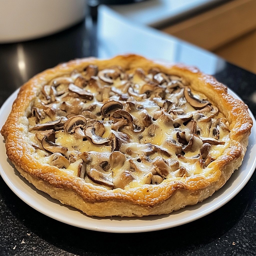 Krabben Kuchen gefüllte Pilze