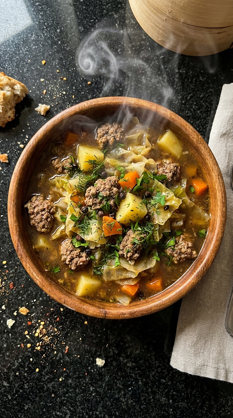 Kohlrouladen Suppe Genuss