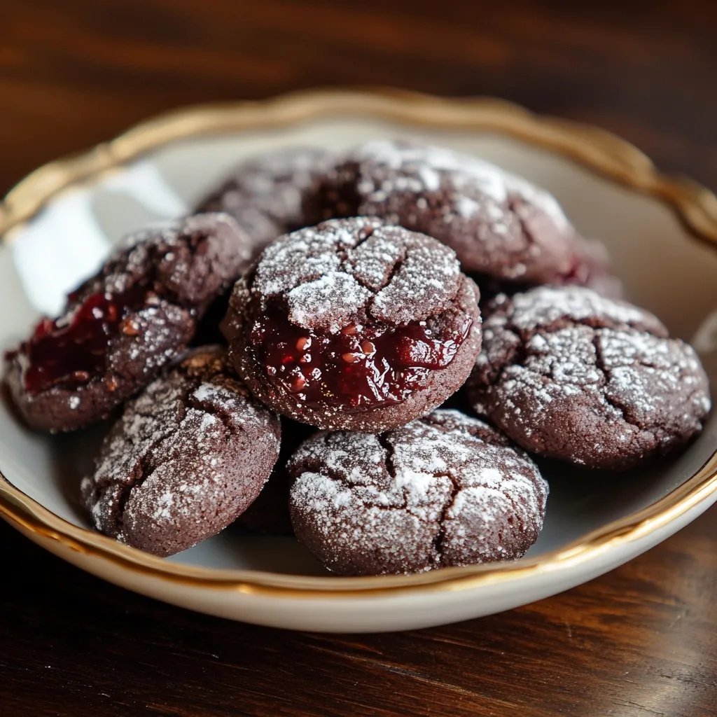 Marmeladen Küsschen vom Blech