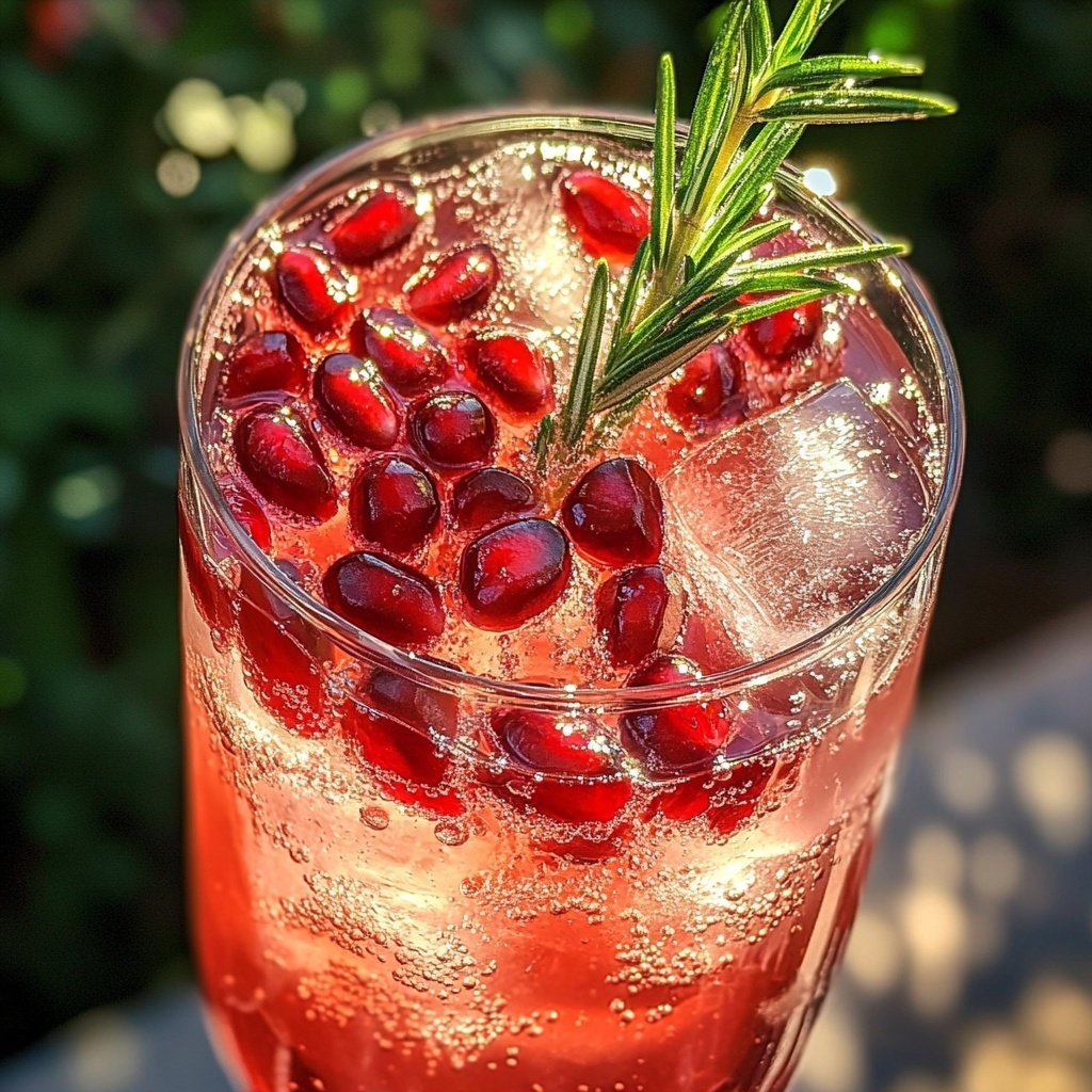 Granatapfel-Glühwein-Spritz