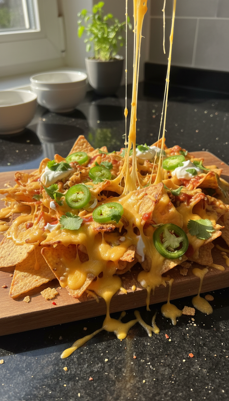 Feurige Tex Mex Voll Beladene Nachos​